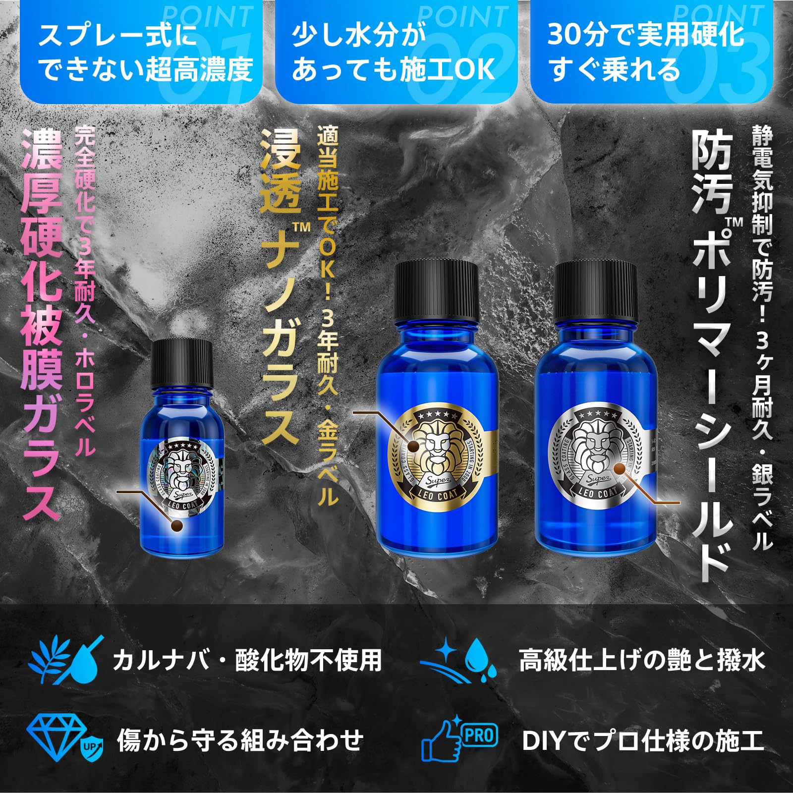Amazon | LEO COAT最上級ガラスコーティング 日本製 【全額返金保証